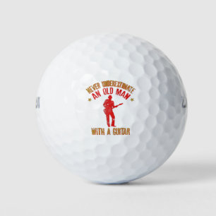 Balles De Golf Ne Sous-Estimez Jamais Un Vieux Homme Avec Une Imp