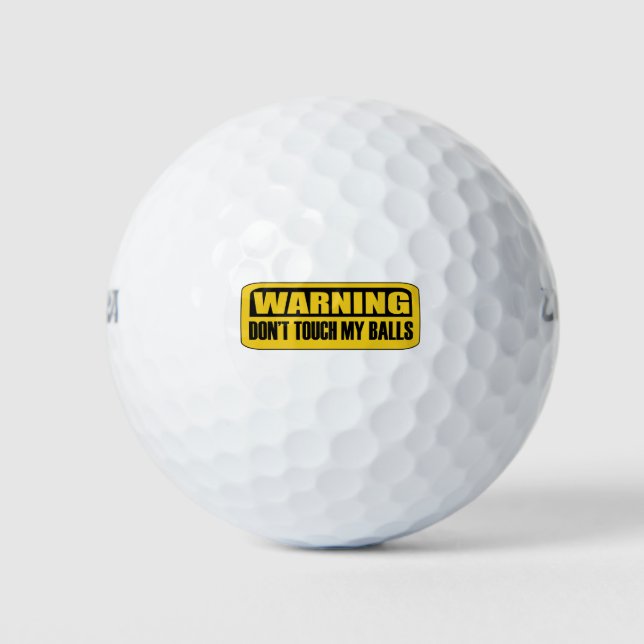 Balles De Golf ne touche pas à mes couilles (Devant)