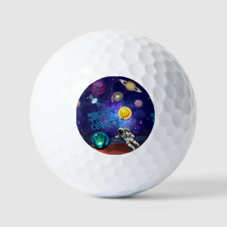 BALLES DE GOLF NÉE EN ORBITE
