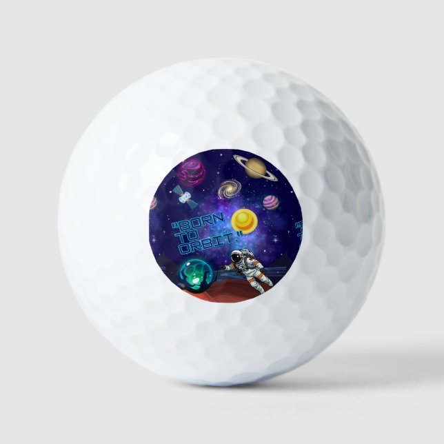 BALLES DE GOLF NÉE EN ORBITE (Recto)