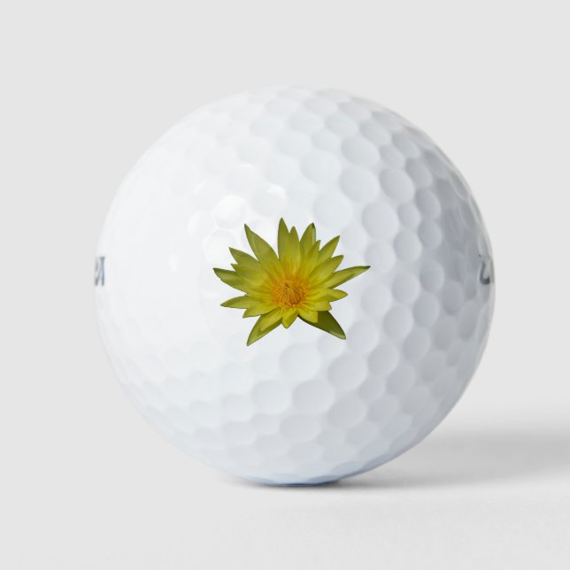 Balles De Golf Nénuphar Lotus jaune (Devant)