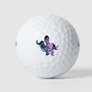 Balles De Golf néon octopique