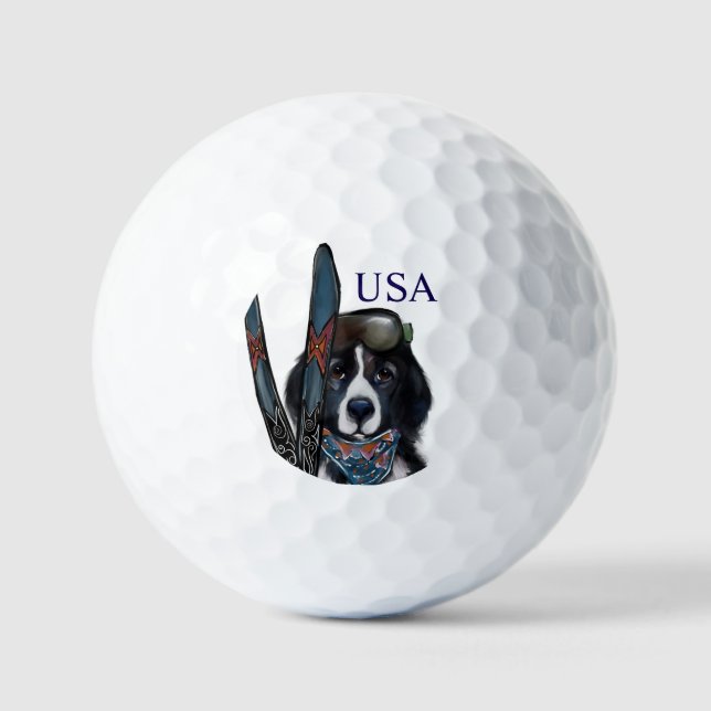BALLES DE GOLF NEWFOUNDLAND DOG  (Recto)