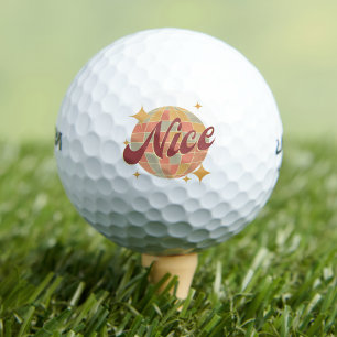 Balles De Golf Nice Nizza City France station de golf rétro