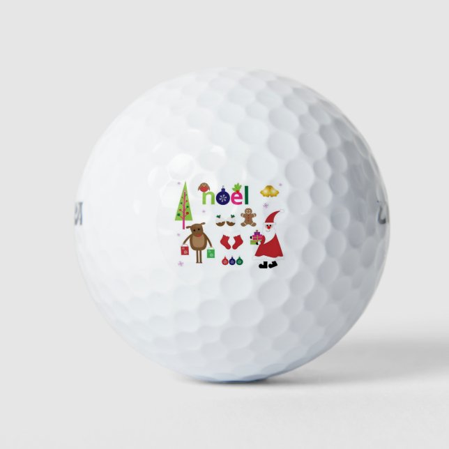 Balles De Golf Noël (Devant)