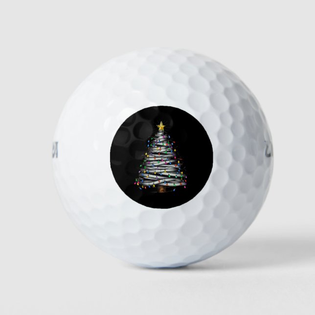 Balles De Golf Noël Arbre clair (Devant)