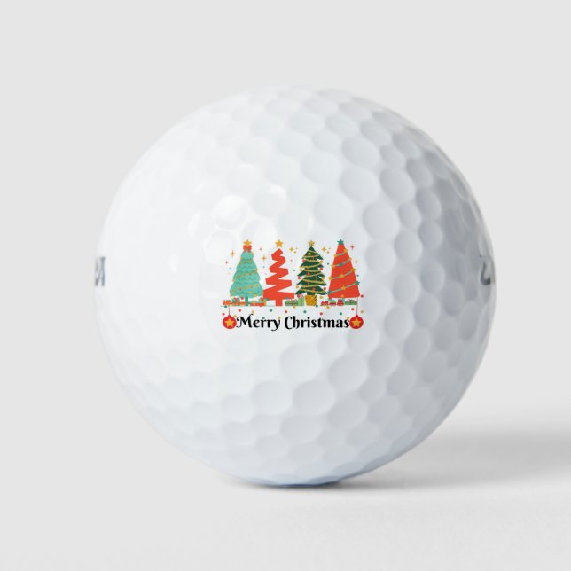Balles De Golf Noël Joyeux Noël (Devant)