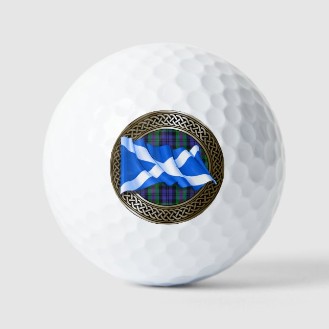 Balles De Golf Noeud et drapeau du tartan du clan Baird (Recto)