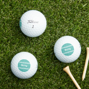 Balles De Golf Nom Classique de Golfeur Personnalisé Sport Modern