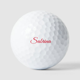 Balles De Golf Nom de calligraphie classique professionnel person