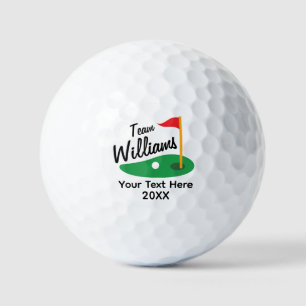 Balles De Golf Nom de famille ou d'équipe personnalisé Personnali