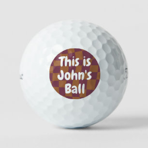 Balles De Golf nom de golfeur personnalisé