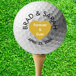 Balles De Golf Nom du groupe de mariées personnalisé Mariage pers