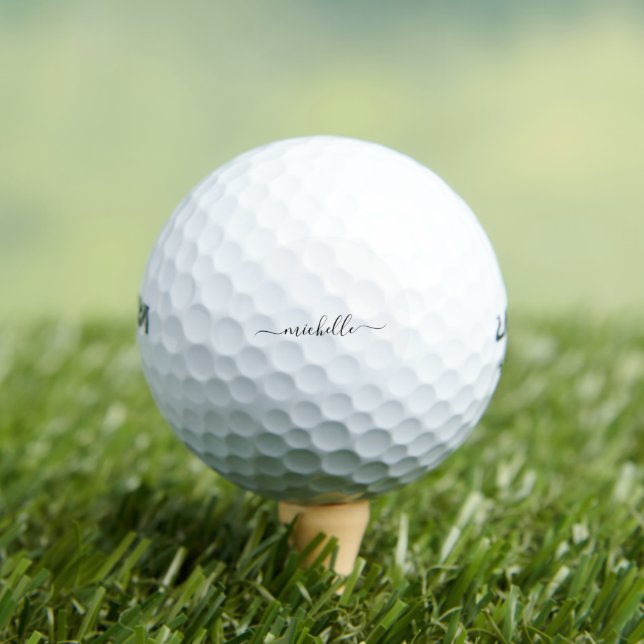 Balles De Golf Nom du script (T-shirt Insitu)
