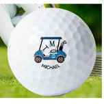 Balles De Golf Nom monographique personnalisé du panier unique<br><div class="desc">Quelque chose de spécial pour le père dans votre vie — prêt à suivre le cours et aider à en faire un grand jeu — ce Michael est prêt pour le travail. Pensez à l'anniversaire / la fête des pères / ou tout autre type de cadeau — il fera leur...</div>