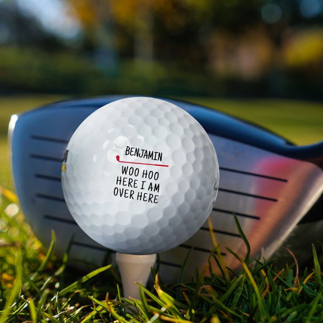 Balles De Golf Nom Personnalisé Drôle (Créateur téléchargé)