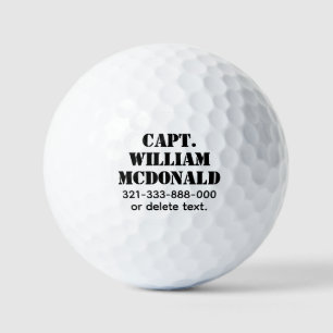 Balles De Golf Nom personnalisé Golf Balls Modèle BOLD 28