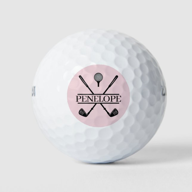 Balles De Golf Nom Pink Ladies Golf (Devant)