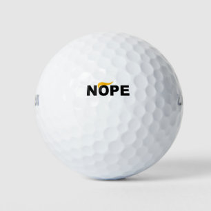 BALLES DE GOLF NOPE ANTI-TRUMP