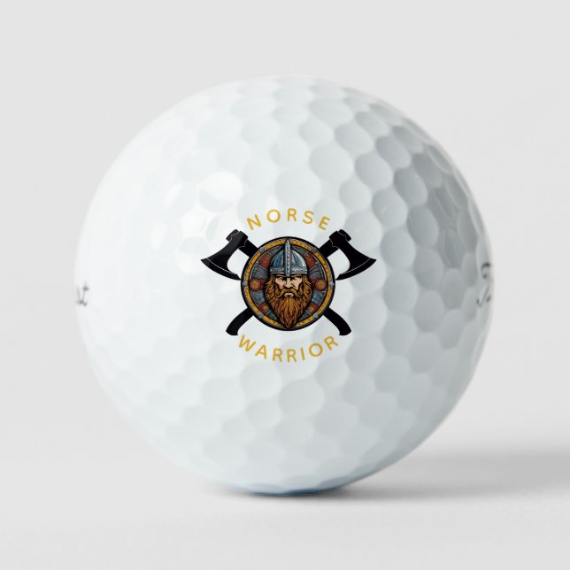 Balles De Golf Norse Warrior (Recto)