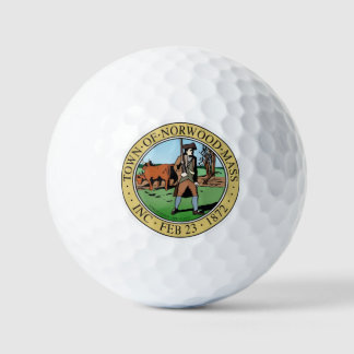 Balles De Golf Norwood Massachusetts Town Golfballs