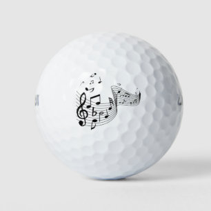 Balles De Golf Notes de musique fantaisie