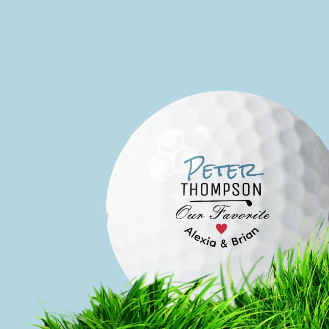 Balles De Golf Notre Favori. On t'aime papa (Créateur téléchargé)