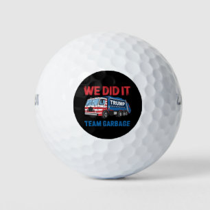 Balles De Golf Nous l'avons fait Équipe Poubelle Trump Président 