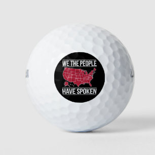 Balles De Golf Nous le Peuple Avons Parlé Carte de l'élection 202