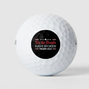 Balles De Golf Nous, Le Peuple, Avons Parlé De Trump 2024