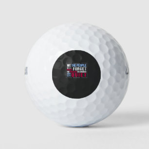 Balles De Golf Nous, le Peuple, n'Oublierons Jamais les Lâches US