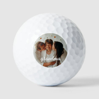 Balles De Golf Nous t'aimons grand-mère photo personnalisée