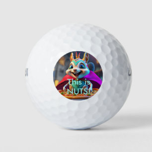 Balles De Golf Novelt Écureuil Pizza Nuts Golf Ball
