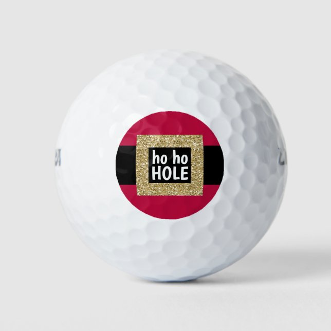 Balles De Golf Novelty Novelty Golf Ball Christmas Ho Ho Hole (Devant)