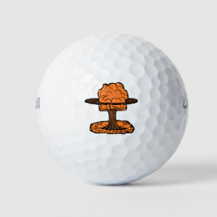 Balles De Golf Nuage de champignon d'explosion nucléaire