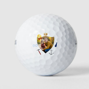 Balles De Golf Nuage de mots de photo de la fête des pères Meille