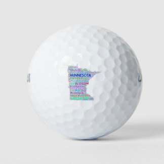 Balles De Golf Nuage de mots du Minnesota