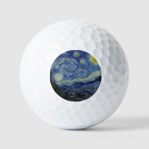Balles De Golf "Nuit étoilée" par Van Gogh