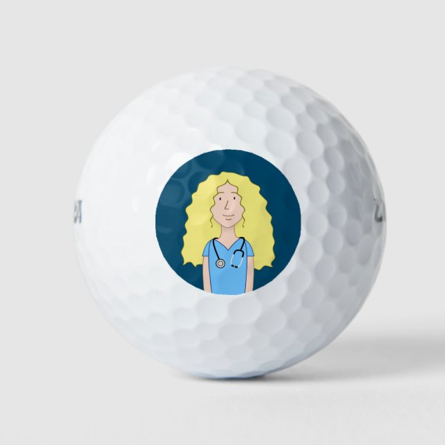 Balles De Golf Nurse (Devant)