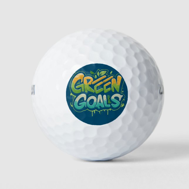 Balles De Golf Objectifs verts (Devant)