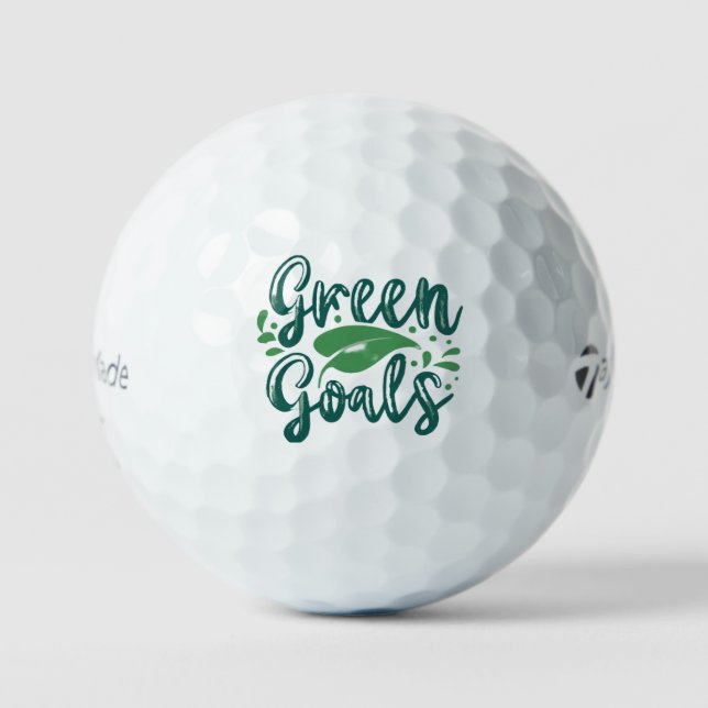 Balles De Golf Objectifs verts (Recto)