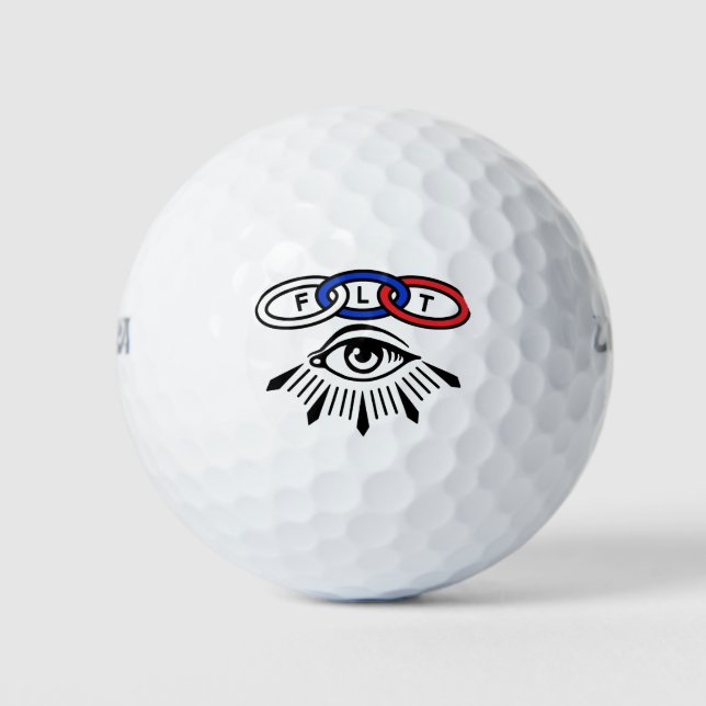 Balles De Golf Odellow Eye et Three Links Golf Ball (Devant)
