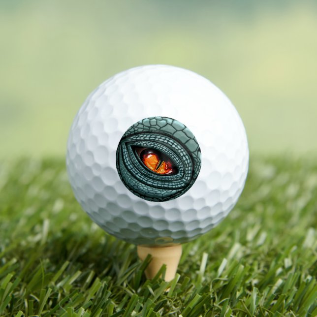 Balles De Golf Œil de prédateur reptile primitif (T-shirt Insitu)