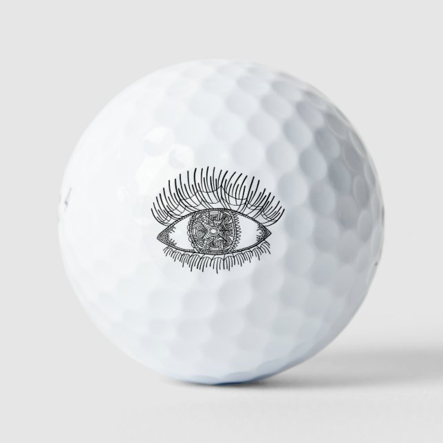 Balles De Golf Oeil inspiré (Devant)
