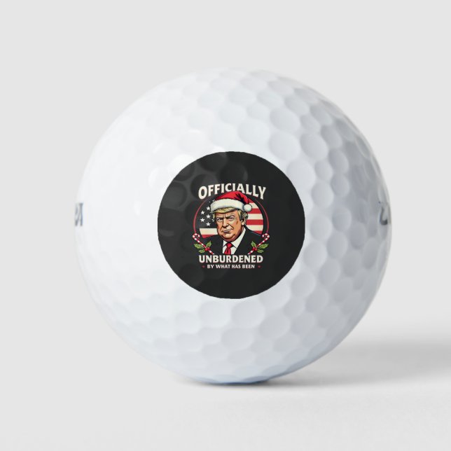 Balles De Golf Officiellement Inoccupé Par Ce Qui A Été Trump 47è (Devant)