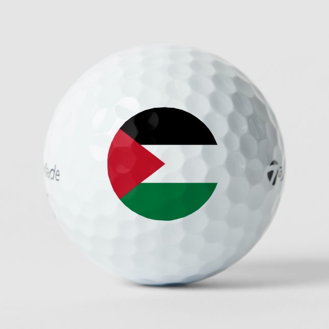 Balles De Golf officiellement le drapeau de l'État de Palestine (Recto)