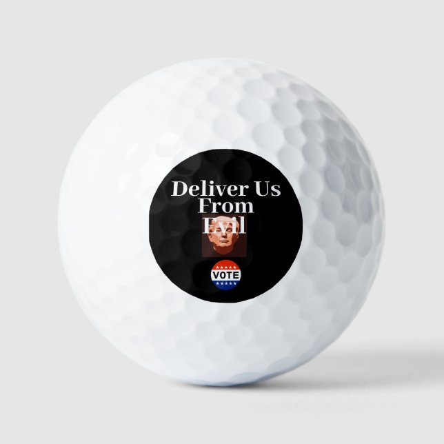 Balles De Golf Offrez-Nous À Partir De Balls De Golf Maléfiques (Recto)