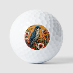 Balles De Golf Oiseau Coucou Oriental Coloré