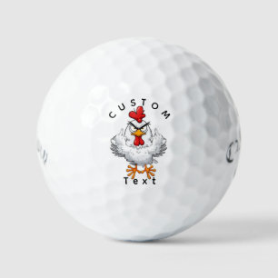 Balles De Golf Oiseau en colère drôle qui fait un doigt d'honneur