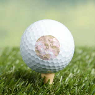 Balles De Golf Oiseau royal rose